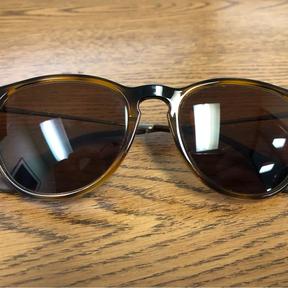Ray-Ban Erika RB4171 Brown Sunglasses (RX unknown) - Picture 4 of 8